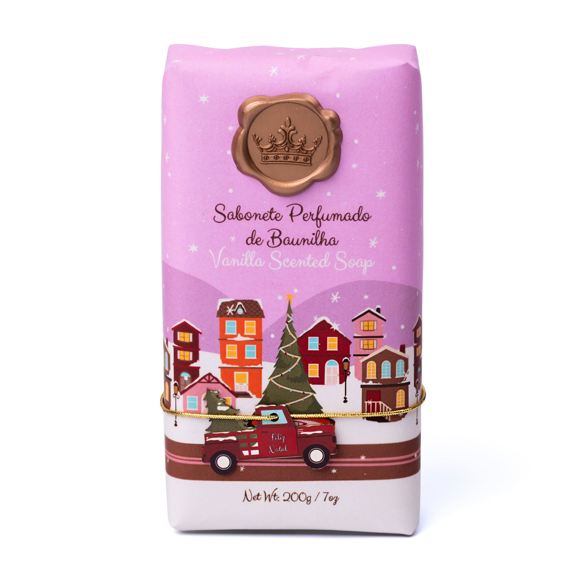 Мило тверде Essencias De Portugal The Pink Way To Christmas Ванільне, 200 г